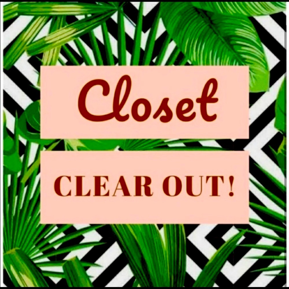 Closet clear out!